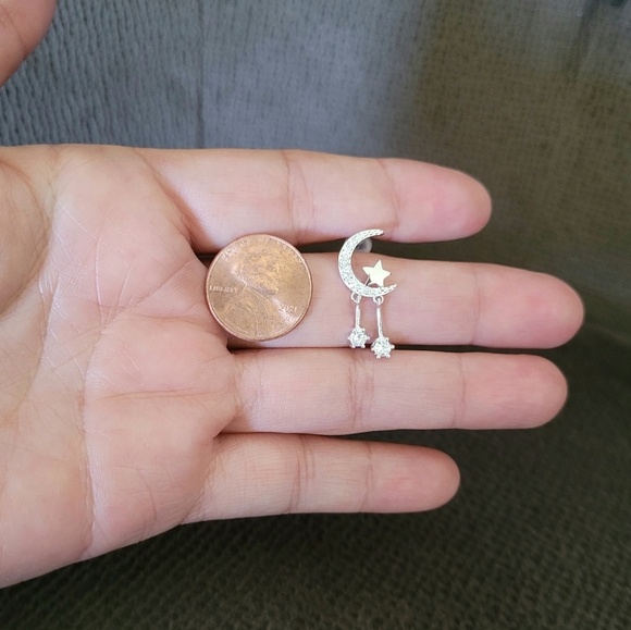 La Meno Silver🤍 Starling🌠 Earrings - Picture 6 of 15